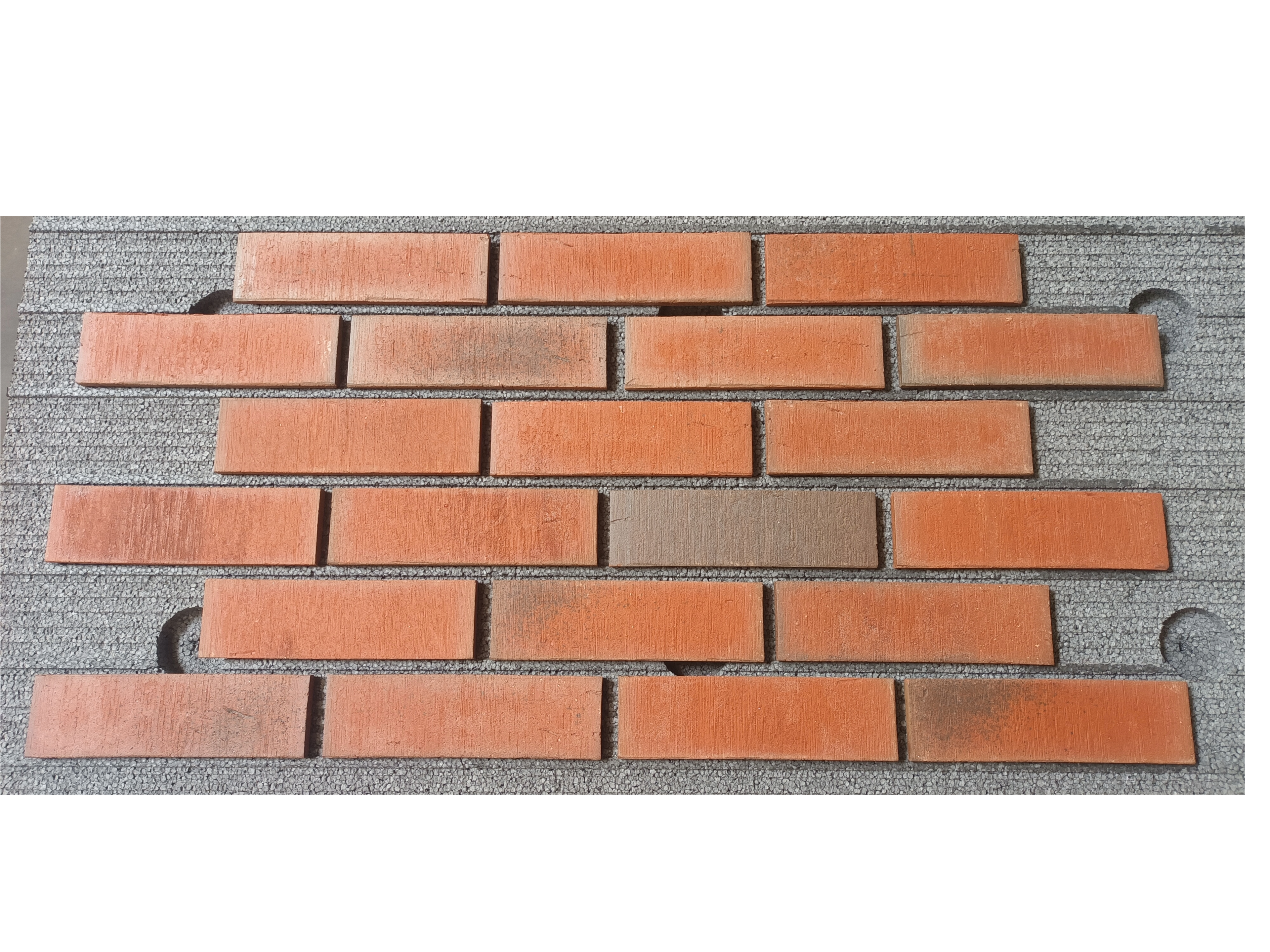 752 Feldhaus Klinker Riemchen Vascu Ardor Carbo Wasserstrich