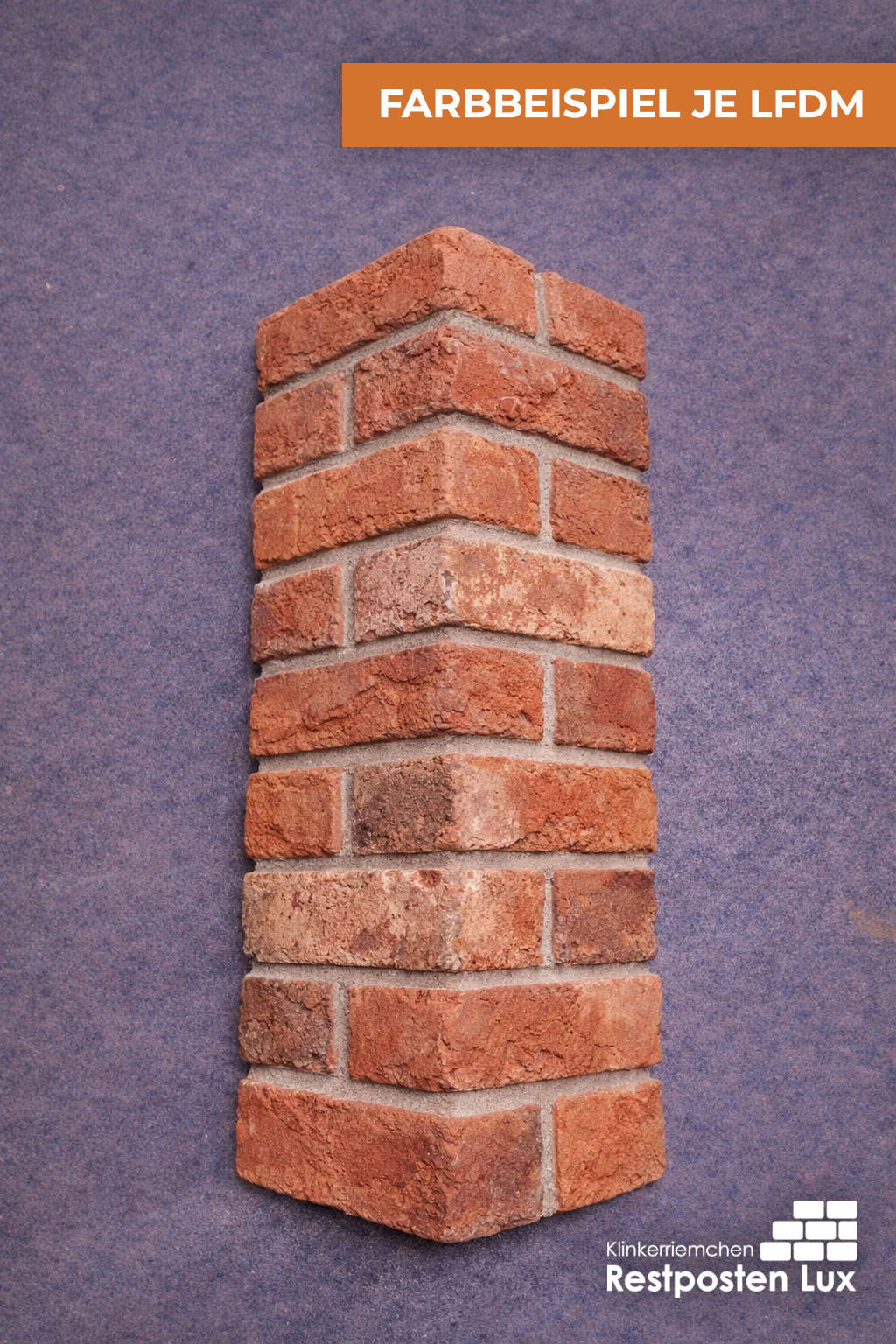 601 Olfry Ziegelwerke Winkelriemchen 1707 Antik