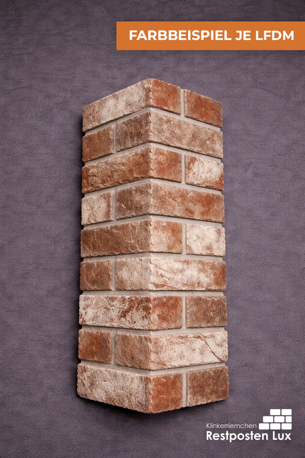 614 Röben Tonbaustoffe Winkelriemchen Geestbrand fels-grau