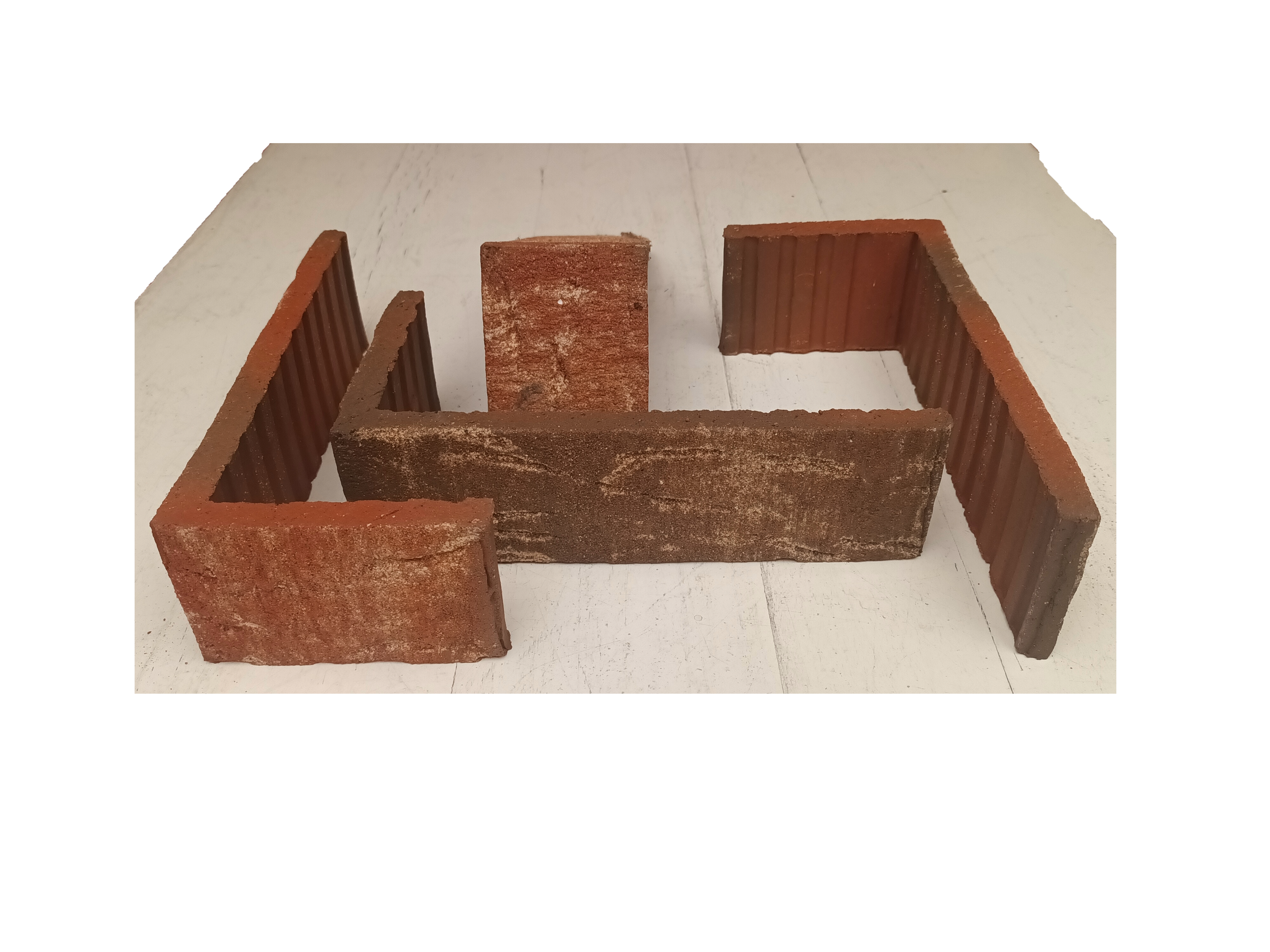 690 Feldhaus Klinker Riemchen Sintra Ardor Blanca Handform-Optik