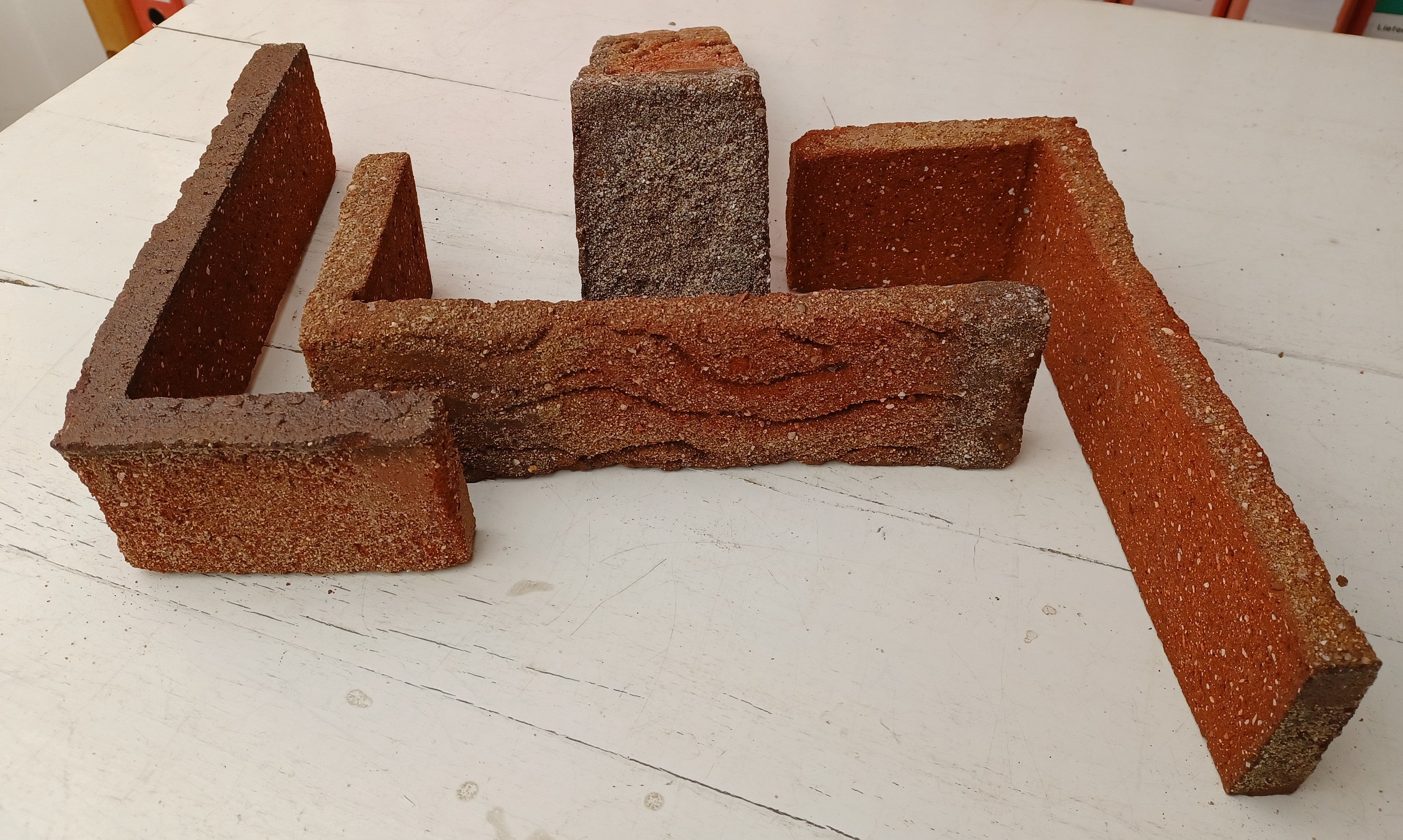 600 Olfry Ziegelwerke Patina Handform Serie bunt